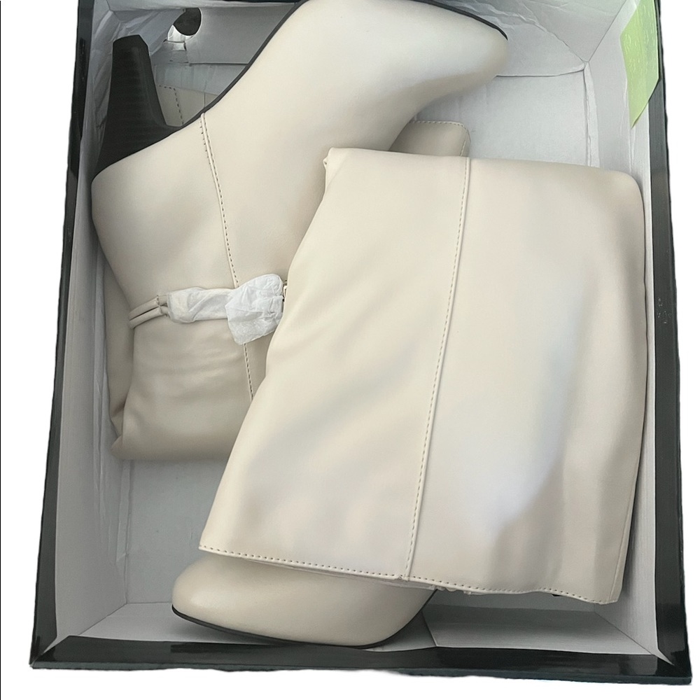 White Tall Boots - Picture 3 of 3